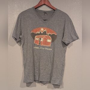 Gray Graphic Men's T-Shirt